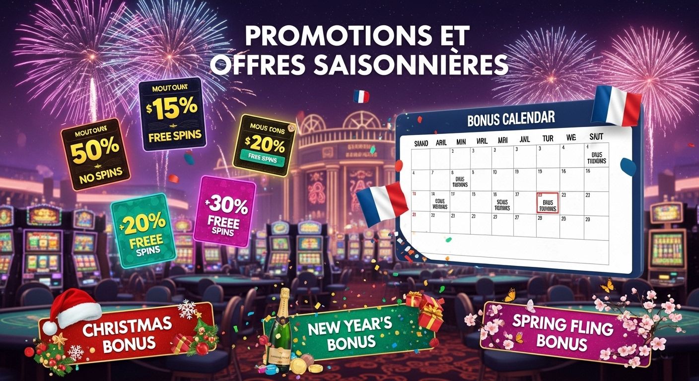 Promotions et offres saisonnières VIP casino